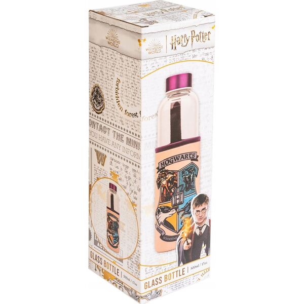 Harry Potter Harry Potter - Butelka na wodę ze szkła 500 ml (Hogwarts) 13341510 8435497271923