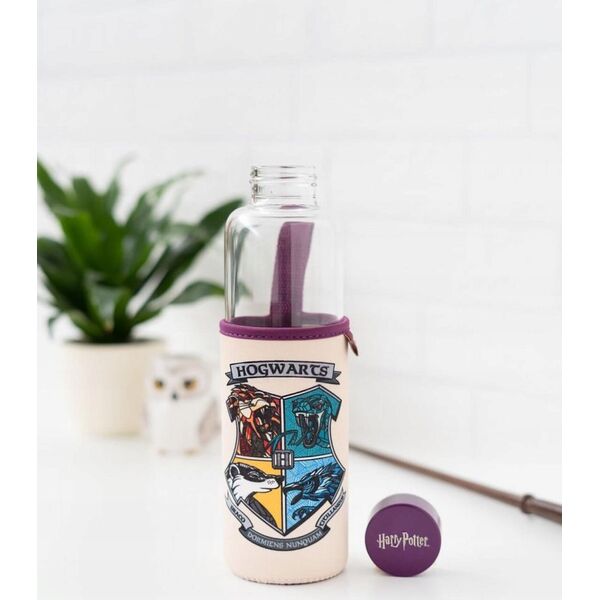 Harry Potter Harry Potter - Butelka na wodę ze szkła 500 ml (Hogwarts) 13341510 8435497271923