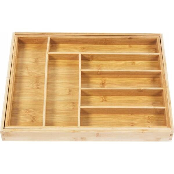 GreenBlue Rozsuwany bambusowy organizer na sztućce GreenBlue, 325-500x430x45mm, GB379 13342073 5902211131557