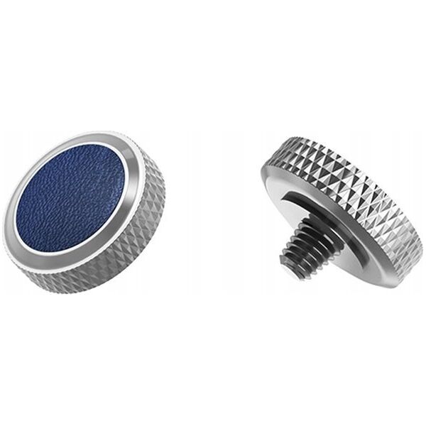 Pilot/wężyk spustowy JJC Przycisk spustu migawki JJC SRB Deluxe Soft Srebrno - Niebieski 13356316 6950291562357