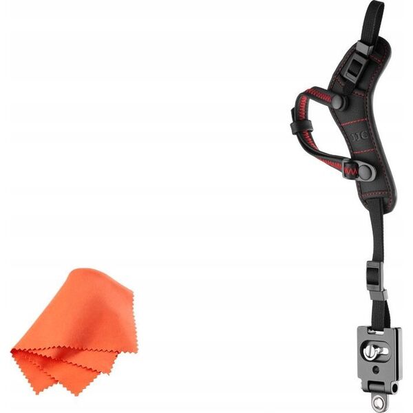 JJC Pasek nadgarstkowy / Grip JJC HS-ML1M Czerwony do bezlusterkowców 13356406 6950291513410