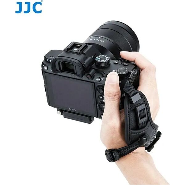 JJC Pasek nadgarstkowy / Grip JJC HS-ML1M Czarny do bezlusterkowców 13356417 6950291513403