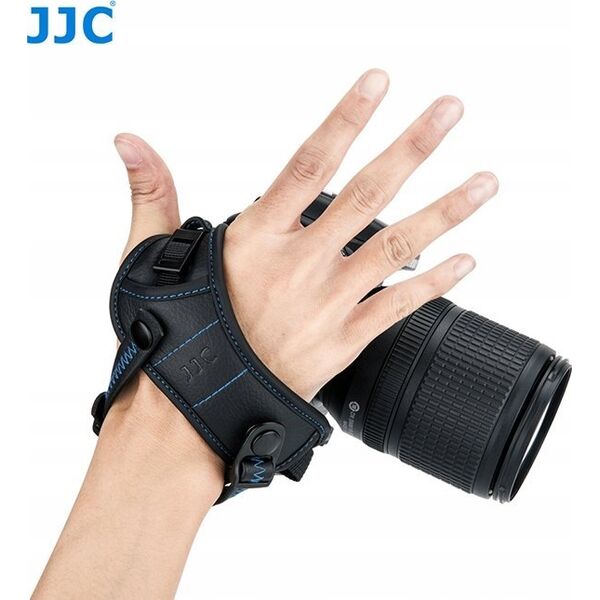 JJC Pasek nadgarstkowy / Grip JJC HS-PRO1M Niebieski z płytką typu Arca Swiss 13356428 6950291513267