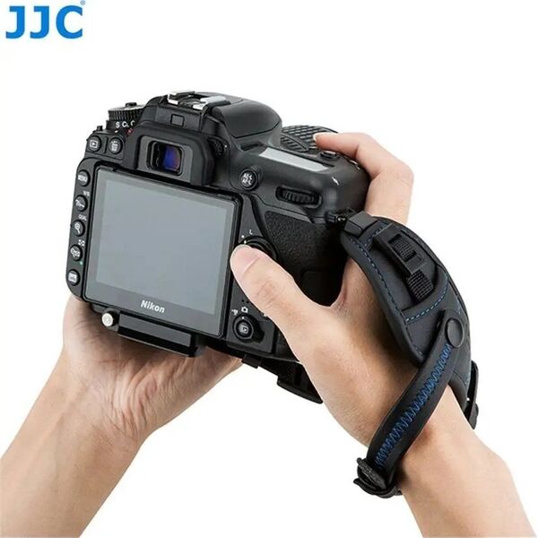 JJC Pasek nadgarstkowy / Grip JJC HS-PRO1M Niebieski z płytką typu Arca Swiss 13356428 6950291513267