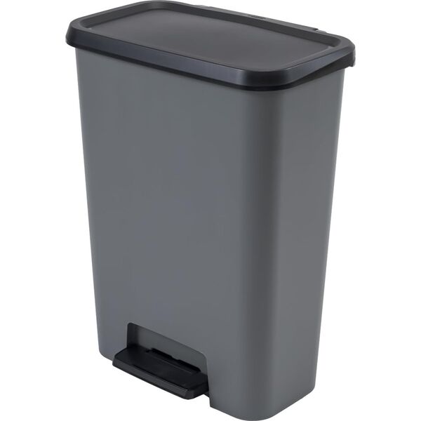 Kosz na śmieci Curver Kosz na śmieci z pedałem Compatta 23+23Lgray/black 13368427 8013183122430