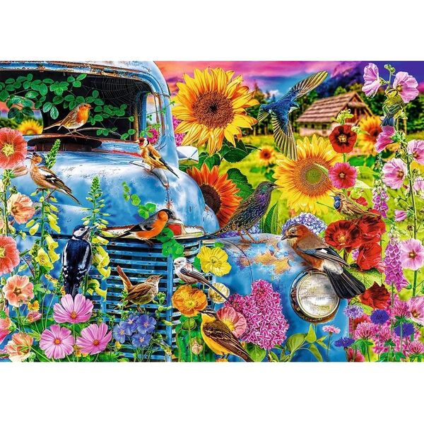 Trefl Puzzle 1000 elementów Premium Plus Quality Wiejska Sielanka: Śpiewające ptaki 13400548 5900511108484