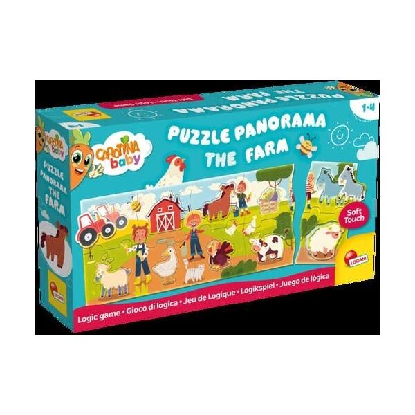 Lisciani Układanka Carotina Baby Puzzle panorama - Farma 13400603 8008324105366