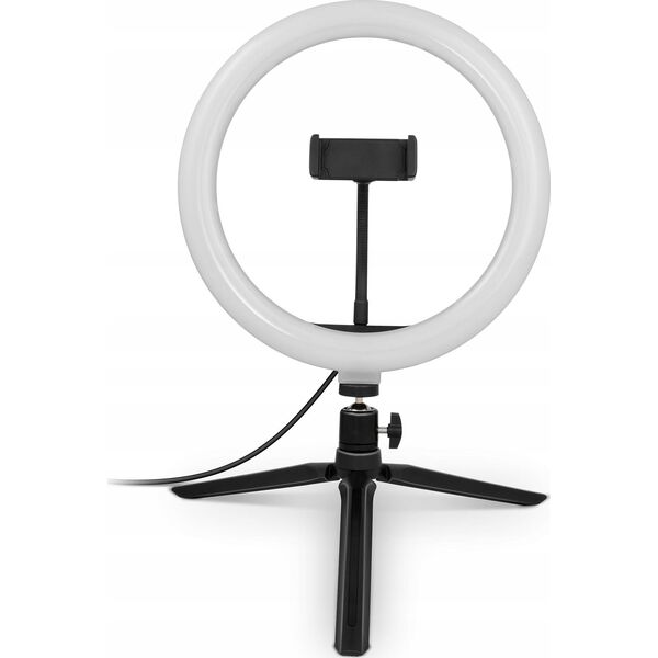 Lampa pierścieniowa Yenkee YSM 710 Uchwyt LED Ring 10''YENKEE 13402489 8590669312610
