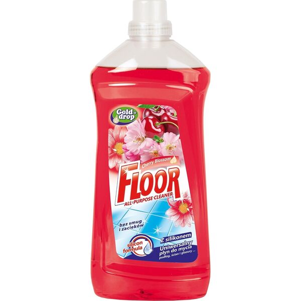 Floor Floor – Uniwersalny płyn do mycia powierzchni, 1,5 l – Kwiat Wiśni 13405235 5901474029267