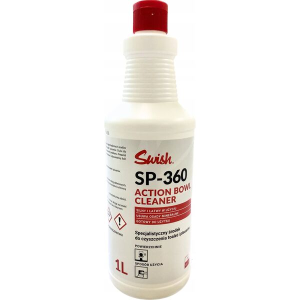 Swish Swish SP - 360 Action- Bowl Cleaner – Płyn do mycia łazienki – 1 l 13405246 5907662641334