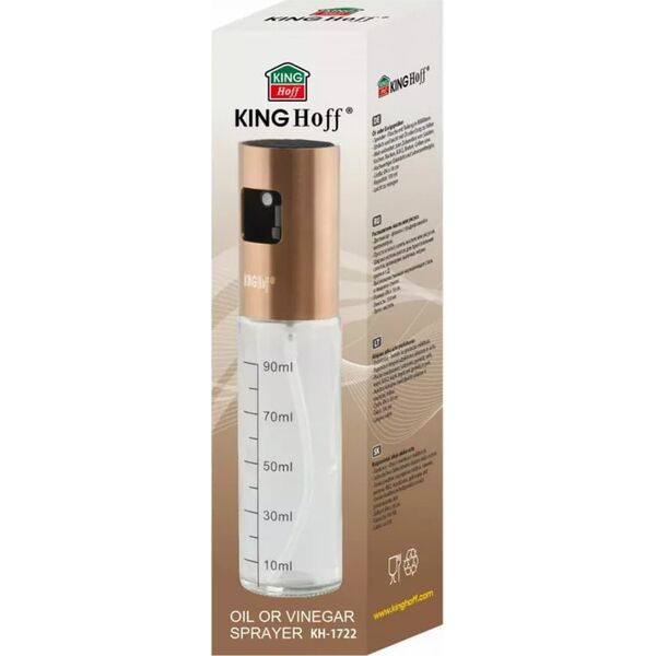 KingHoff DYSPENSER SPRYSKIWACZ DO OLEJU, OCTU I PRZYPRAW 100ml KINGHOFF KH-1722 13413924 5908287217225