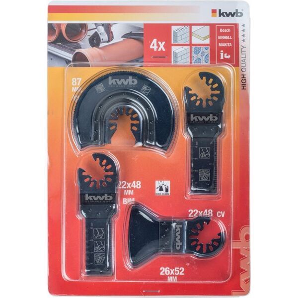 Einhell ZESTAW OSPRZĘTU MULTITOOL 4 SZT 49708800 13414574 4009317088004