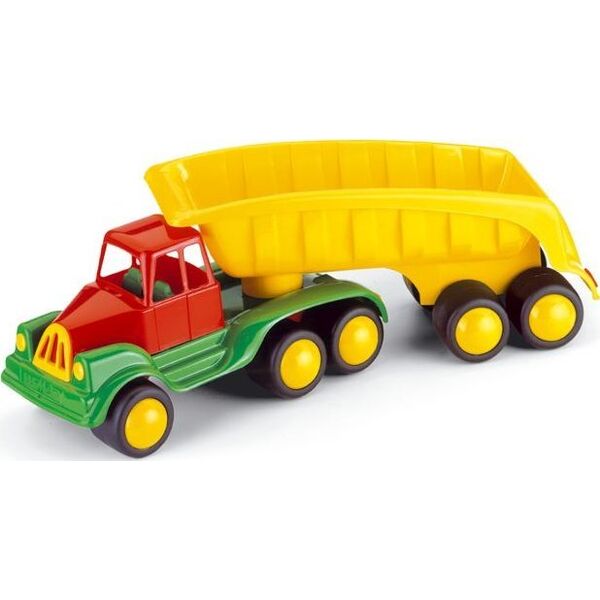 Hemar Duży Samochód z Naczepą 45cm Żółty 13419785 5900992000512