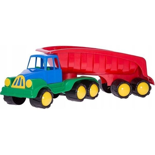 Hemar Duży Samochód z Naczepą 45cm Żółty 13419785 5900992000512