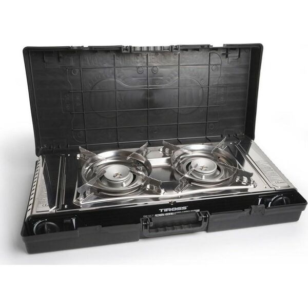 Tiross KUCHENKA TURYSTYCZNA GAZOWA PODWÓJNA 2.2kW x 2 TIROSS TS-267 13421240 5901698509293