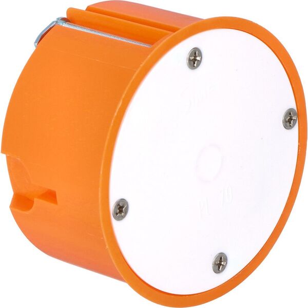 Simet Puszka podtynkowa gips, z wkrętami, pomarańczowa P 70f 13427267 5907813218842