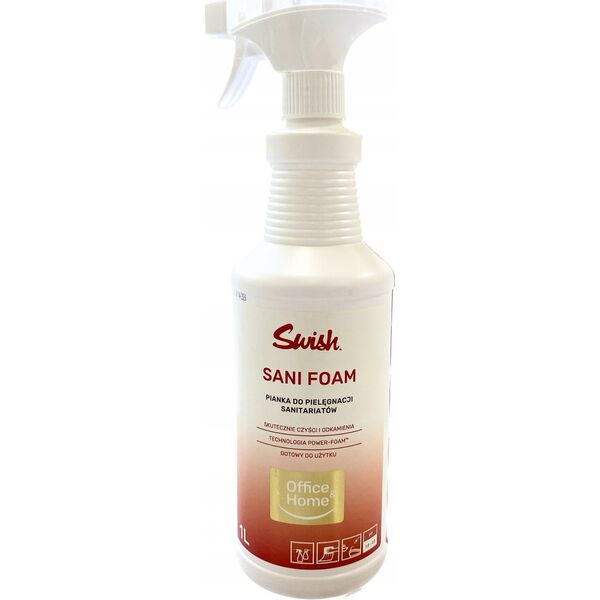 Swish Swish Sani Foam - gotowa do użytku pianka czyszcząca do powierzchni i urządzeń sanitarnych 13428971 5907662641464