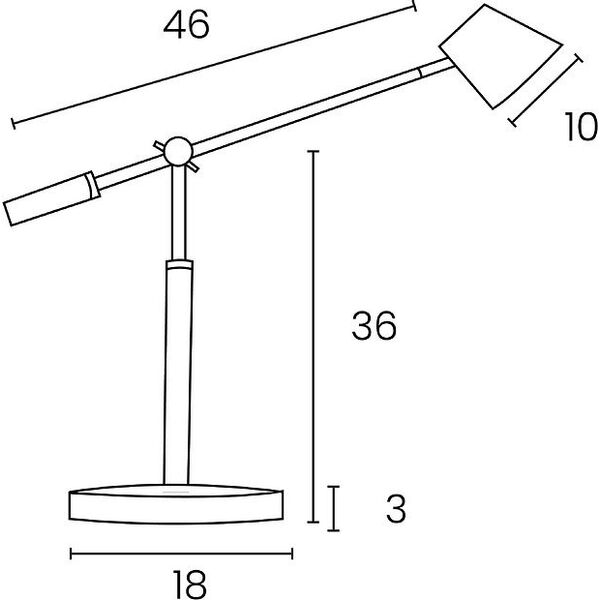 Lampka biurkowa Unilux Lampka na biurko Unilux Vicky czarna 13431882 3595560032099