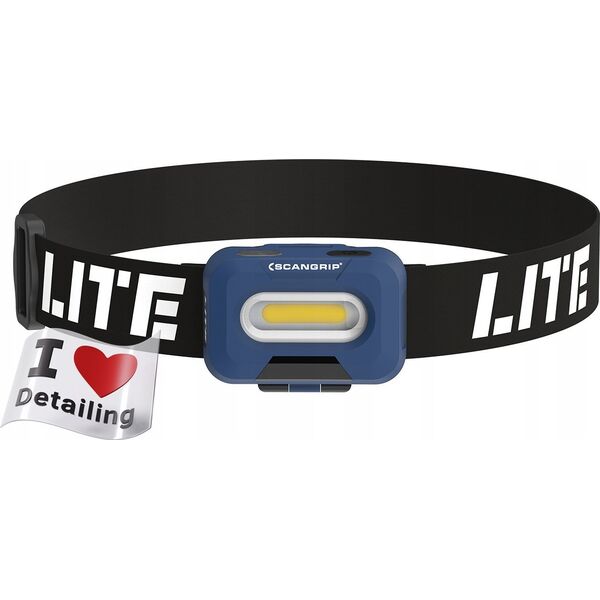 Scangrip Galvos lempa Scangrip HEAD LITE A, 150 lm, 3 x AAA, motion sensor, IP54 13435858 5708997356708