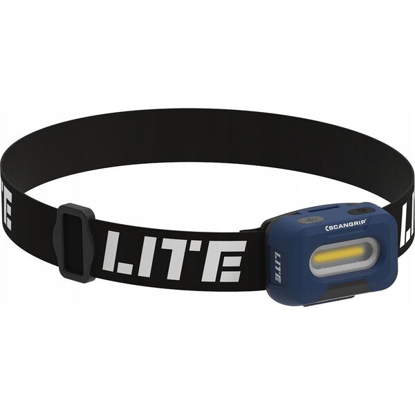 Scangrip Galvos lempa Scangrip HEAD LITE A, 150 lm, 3 x AAA, motion sensor, IP54 13435858 5708997356708