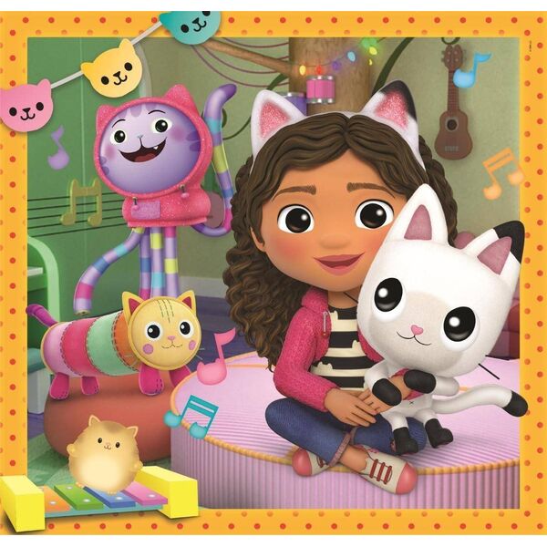 Clementoni Clementoni Puzzle 3x48el SuperColor Koci Domek Gabi. Gabby's Dollhouse 25300 13435862 8005125253005