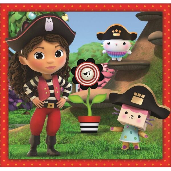Clementoni Clementoni Puzzle 3x48el SuperColor Koci Domek Gabi. Gabby's Dollhouse 25300 13435862 8005125253005