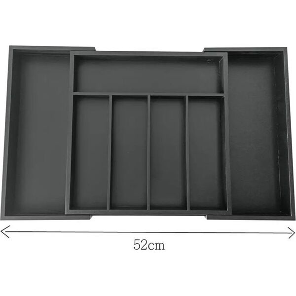 KingHoff WKŁAD ORGANIZER DO SZUFLADY NA SZTUĆCE ROZSUWANY 52/31X31CM KINGHOFF KH-1745 13439805 5908287217454
