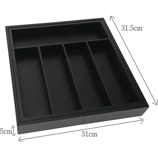 KingHoff WKŁAD ORGANIZER DO SZUFLADY NA SZTUĆCE ROZSUWANY 52/31X31CM KINGHOFF KH-1745 13439805 5908287217454