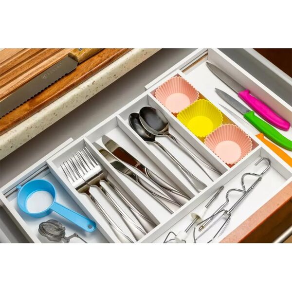KingHoff WKŁAD ORGANIZER DO SZUFLADY NA SZTUĆCE ROZSUWANY 52/31X31CM KINGHOFF KH-1746 13439808 5908287217461