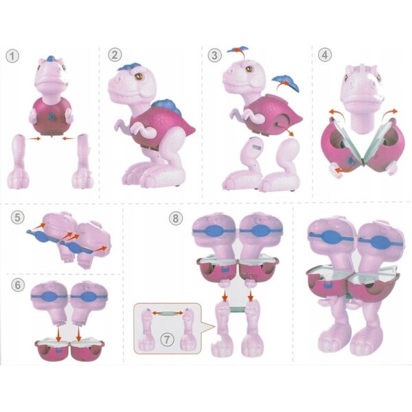 Mega Creative TOALETKA DINO AKC 39X39X23 MC WB 12 13441536 5905523609479