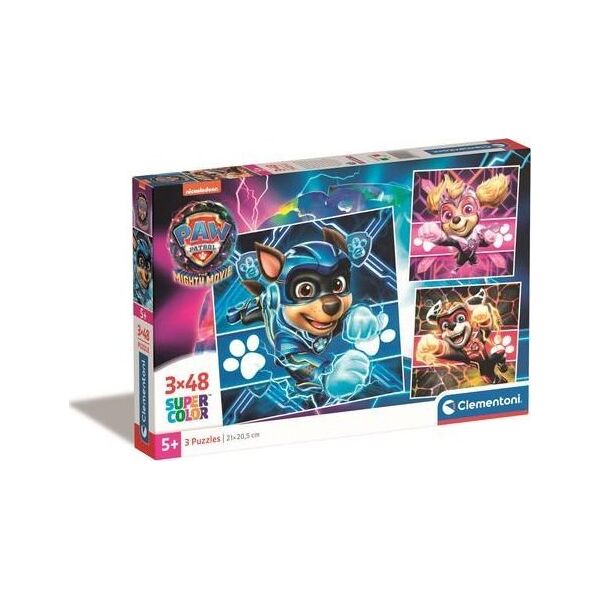 Clementoni Clementoni Puzzle 3x48el SuperColor square Psi Patrol PAW PATROL MIGHTY MOVIE 25303 13441787 8005125253036