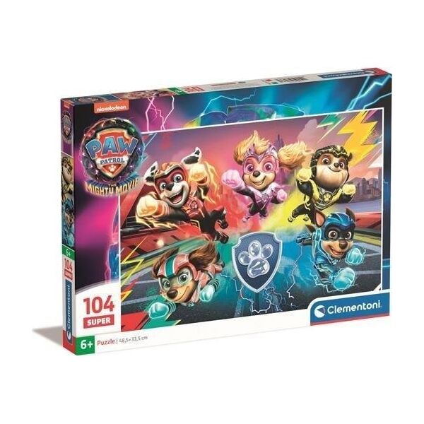 Clementoni Clementoni Puzzle 104el Super Psi Patrol PAW PATROL MIGHTY MOVIE 27236 13441791 8005125272365
