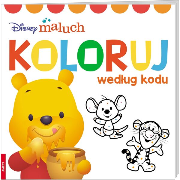 Ameet Książeczka Disney maluch. Koloruj według kodu COLO-9201 13451622 9788325342753