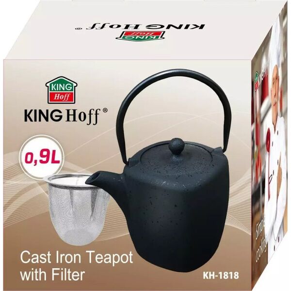 KingHoff CZAJNICZEK ŻELIWNY ZAPARZACZ 0.9L KINGHOFF KH-1818 13452314 5908287218185