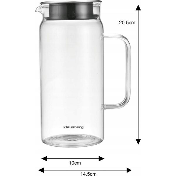 Klausberg DZBANEK SZKLANY 1.0L KLAUSBERG KB-7686 13452320 5908287276864