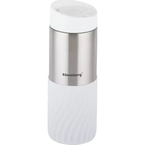 Klausberg KUBEK TERMICZNY 400ML STAL NIERDZEWNA 18/8 KLAUSBERG BIAŁY KB-7635 13452335 5908287276352