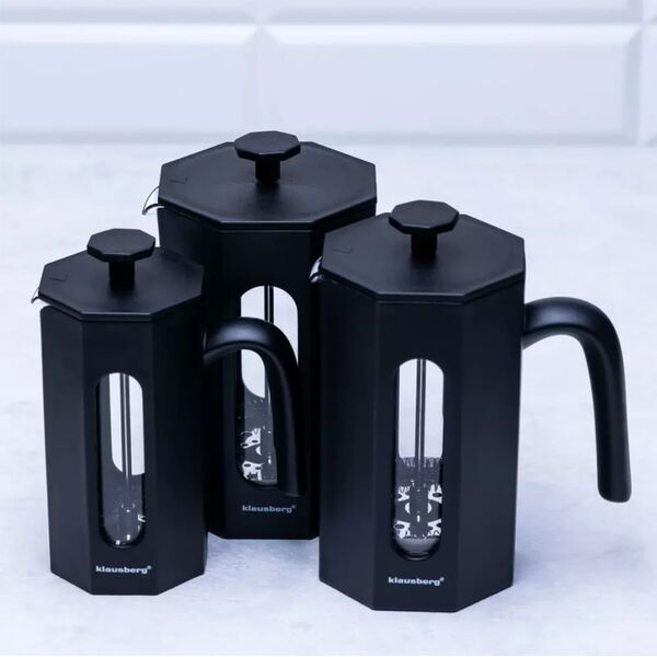 Klausberg ZAPARZACZ DO KAWY/HERBATY 0,80L FRENCH PRESS KLAUSBERG KB-7678 13452357 5908287276789