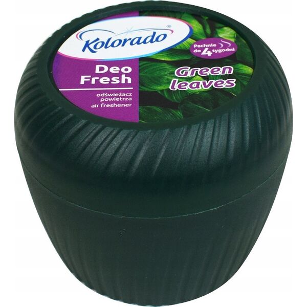 Kolorado Kolorado Deo Fresh - Odświeżacz powietrza w żelu, 150 g - Zielone liście 13452518 5902506012561