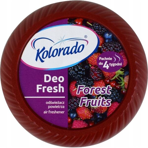 Kolorado Kolorado Deo Fresh - Odświeżacz powietrza w żelu, 150 g - Owoce leśne 13452527 5902506012547
