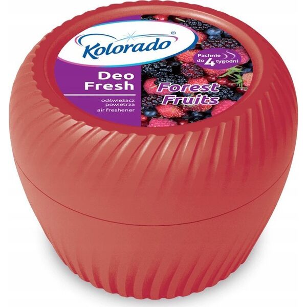 Kolorado Kolorado Deo Fresh - Odświeżacz powietrza w żelu, 150 g - Owoce leśne 13452527 5902506012547