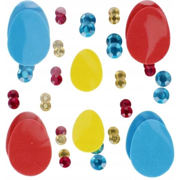 Craft with Fun OZDOBA DEK EVA JAJKA SPRZYL KRYSZTA CF 12/144 13455784 5905523621518