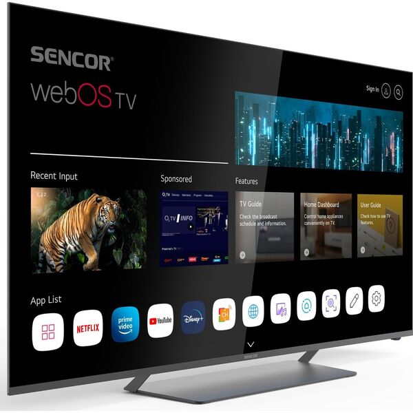 Telewizor Sencor SLE 65US850TCSB LED 65'' 4K Ultra HD WebOS 13455862 8590669352371