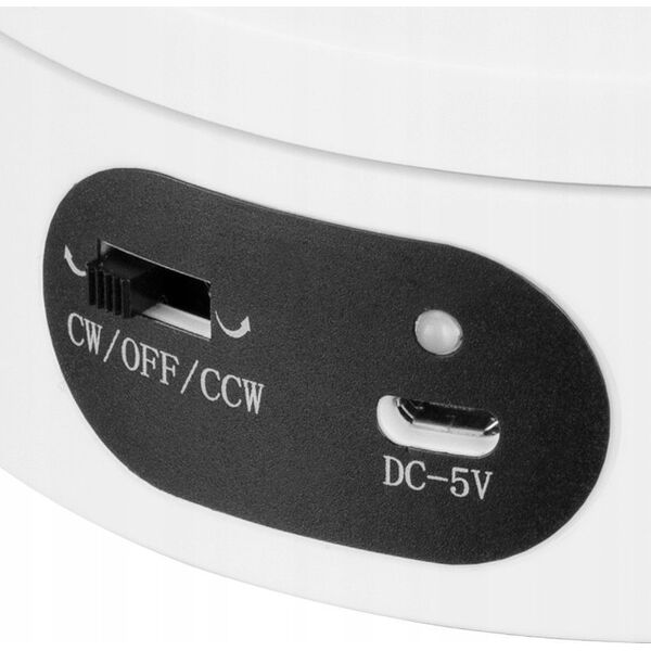 Freepower Stół obrotowy 360° FreePower 12x4,5cm White bez regulacji szybkości obrotu 13461582 610371837978