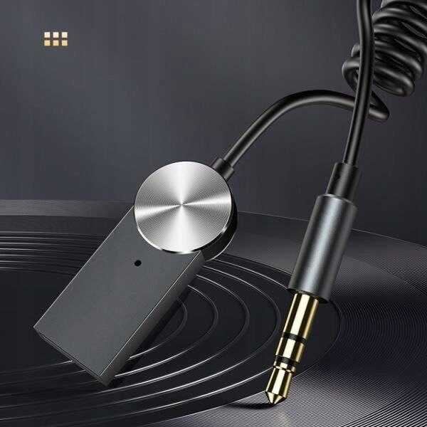 Kabel Yesido yesido Transmiter BT YAU24 3.5mm Aux M - USB, 0.3-1.5m, BLACK / CZARNY 13463245 6971050264466