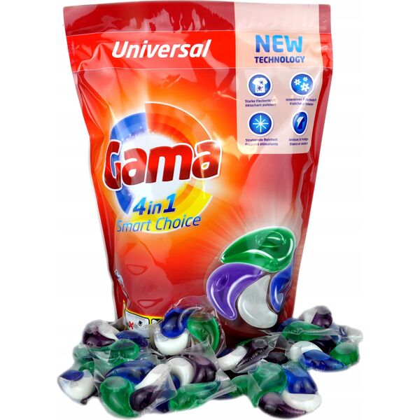 Vizir Gama Universal - Kapsułki do prania, uniwersalne - 60 sztuk 13469968 8435495836728