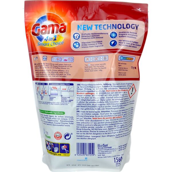 Vizir Gama Universal - Kapsułki do prania, uniwersalne - 60 sztuk 13469968 8435495836728