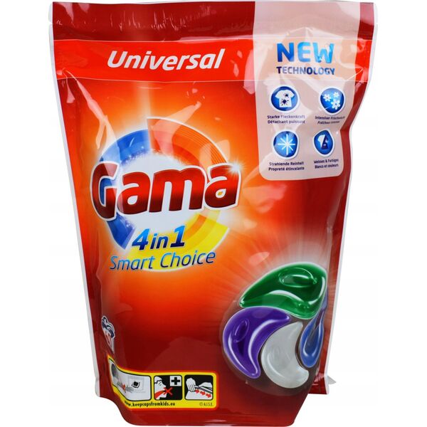 Vizir Gama Universal - Kapsułki do prania, uniwersalne - 60 sztuk 13469968 8435495836728