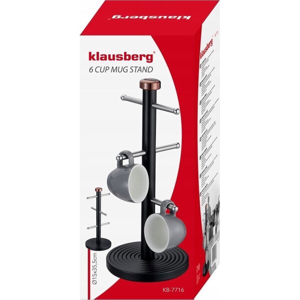 Klausberg STOJAK KUCHENNY WIESZAK NA KUBKI KLAUSBERG KB-7716 13472624 5908287277168