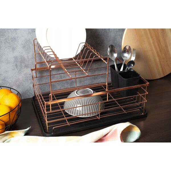 Brunbeste SUSZARKA DO NACZYŃ DWUPOZIOMOWA OCIEKACZ 41 X 30 X 27.5 CM BRUNBESTE BB-3385 13472629 5906716933852
