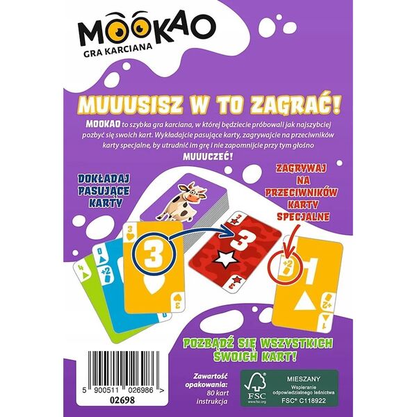 Trefl Gra karciana MooKao 13473987 5900511026986